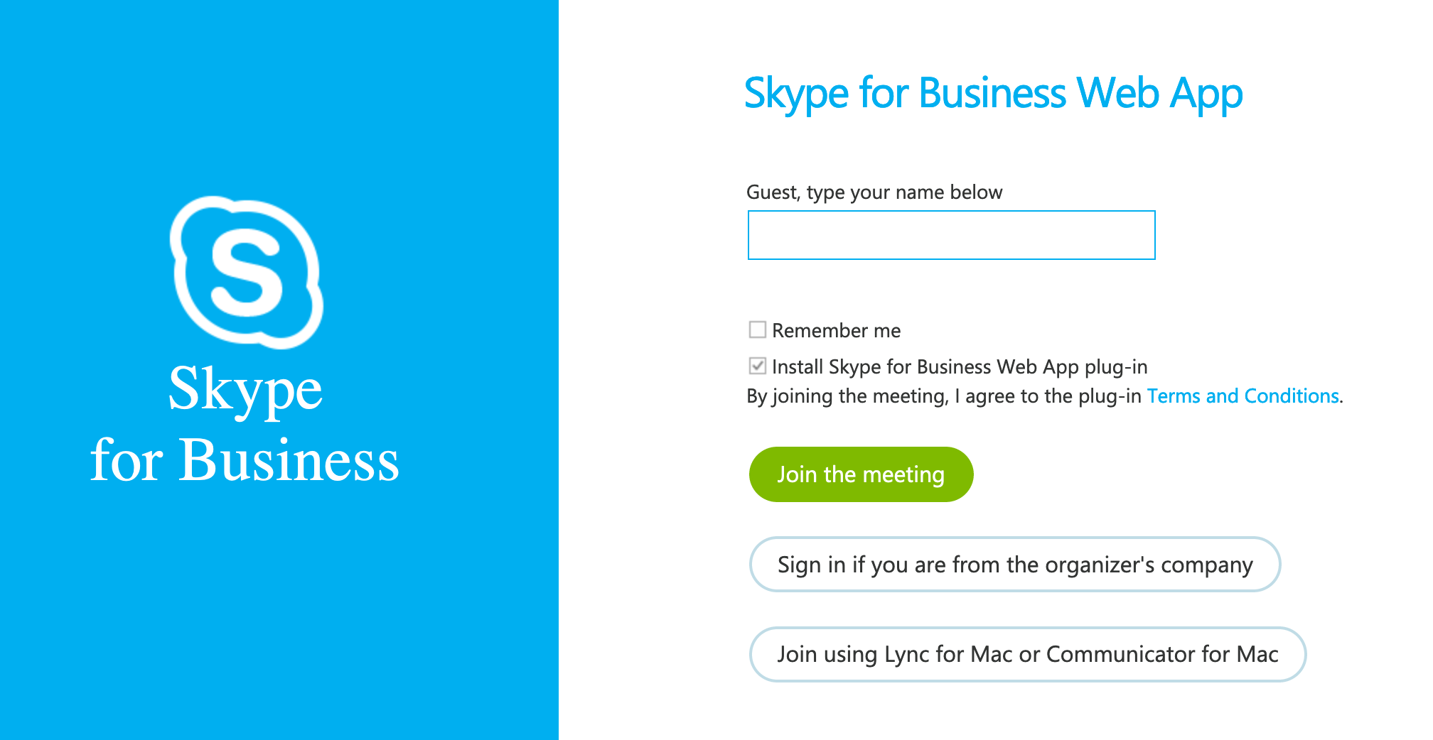 is there a skype for business mac client